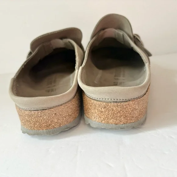 Birkenstock Buckley Suede Slip On Clogs Shoes - Picture 5 of 8